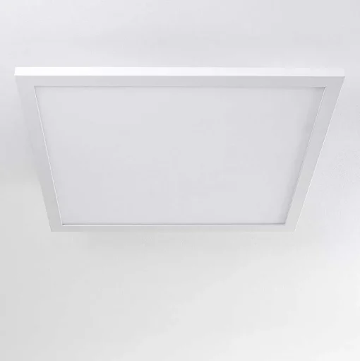 Plafonnier Bankura Led Blanc, 1 Lumiere, Telecommandes, Changeur De Couleurs