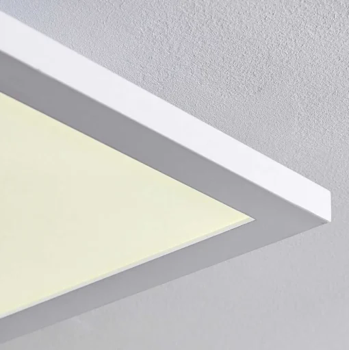 Plafonnier Bankura Led Blanc, 1 Lumiere, Telecommandes, Changeur De Couleurs