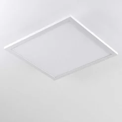 Plafonnier Bankura Led Blanc, 1 Lumiere, Telecommandes, Changeur De Couleurs