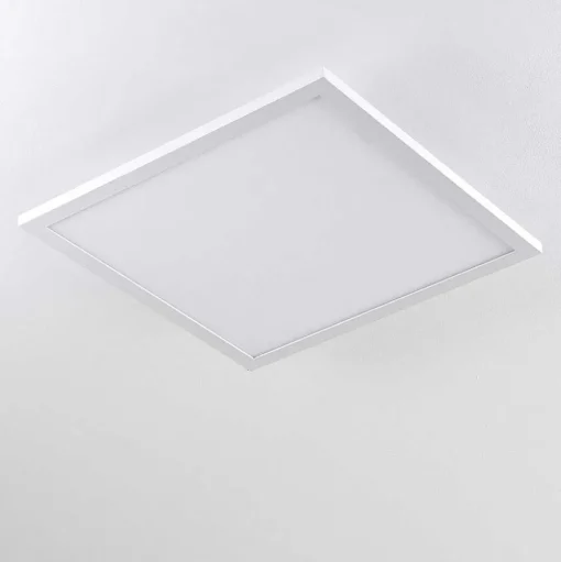 Plafonnier Bankura Led Blanc, 1 Lumiere, Telecommandes, Changeur De Couleurs