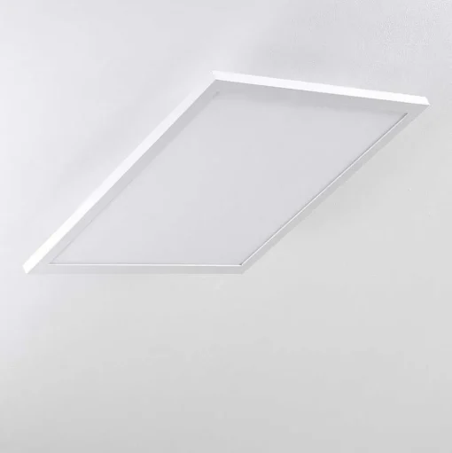 Plafonnier Bankura Led Blanc, 1 Lumiere, Telecommandes, Changeur De Couleurs
