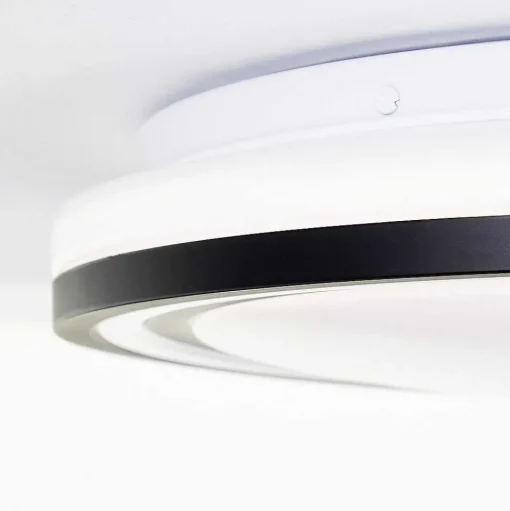 Plafonnier Brilliant Cloe Led Blanc, 1 Lumiere, Telecommandes