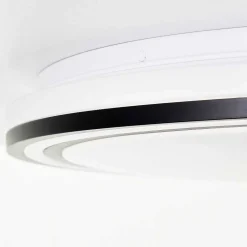 Plafonnier Brilliant Cloe Led Blanc, 1 Lumiere, Telecommandes
