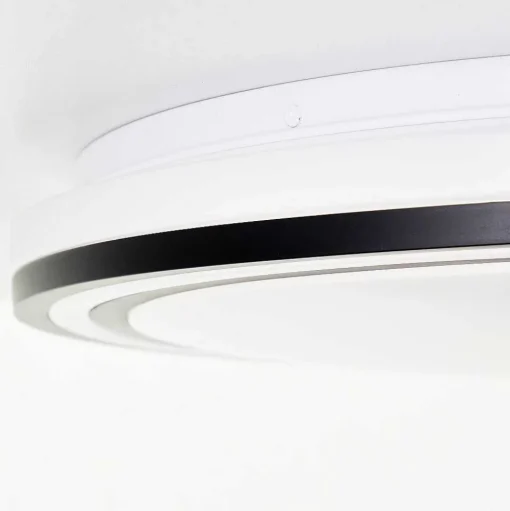 Plafonnier Brilliant Cloe Led Blanc, 1 Lumiere, Telecommandes
