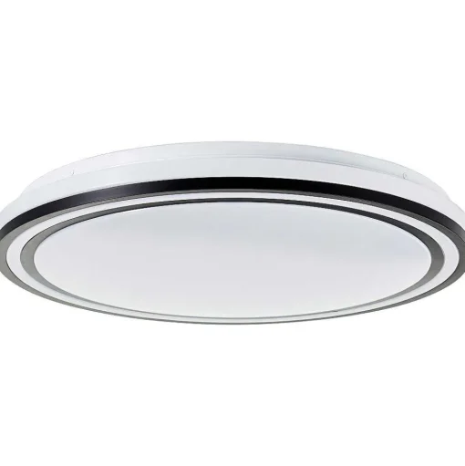 Plafonnier Brilliant Cloe Led Blanc, 1 Lumiere, Telecommandes
