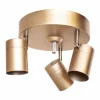 Plafonnier By Rydens Correct Cuivre, 3 Lumieres