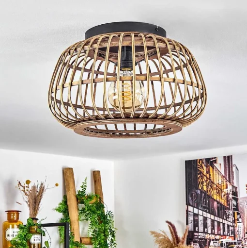 Plafonnier Combeima Noir, 1 Lumiere