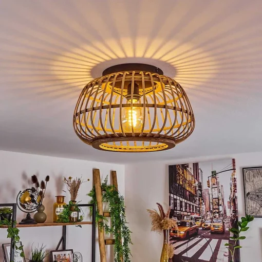 Plafonnier Combeima Noir, 1 Lumiere