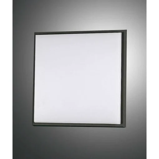 Plafonnier D'Exterieur Fabas Luce Desdy Led Noir, 1 Lumiere