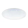 Plafonnier Eglo Franiacw Led Blanc, 1 Lumiere, Telecommandes, Changeur De Couleurs