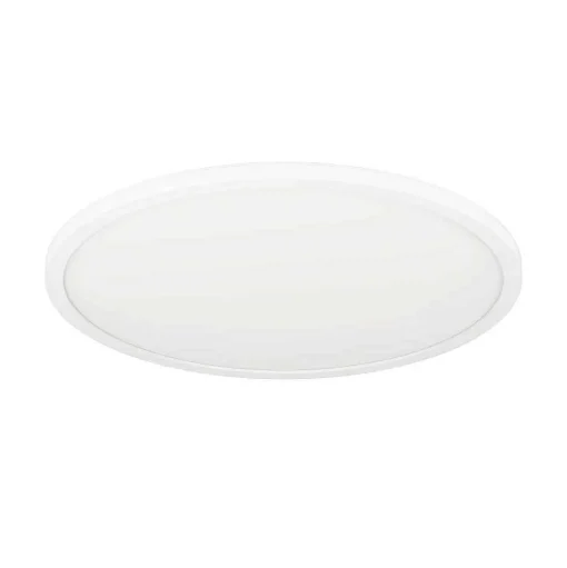 Plafonnier Eglo Rovito-Z Led Blanc, 1 Lumiere, Changeur De Couleurs