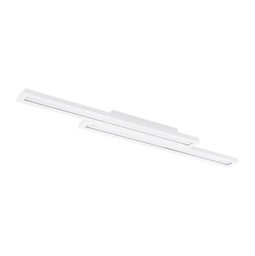 Plafonnier Eglo Saliteras Led Blanc, 2 Lumieres, Changeur De Couleurs