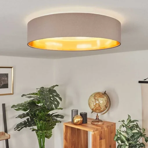Plafonnier Elsa Led Blanc, 1 Lumiere