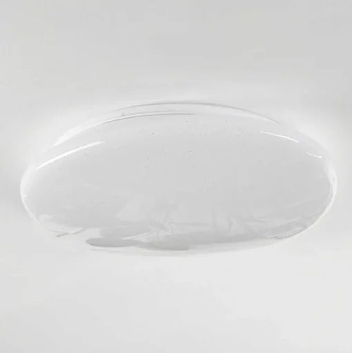Plafonnier Esgos Led Blanc, 1 Lumiere, Telecommandes