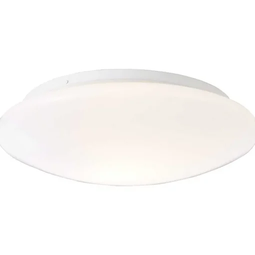Plafonnier Exterieur Brilliant Farly Blanc, 1 Lumiere