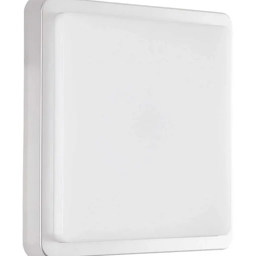 Plafonnier Exterieur Brilliant Devora Led Argente, 1 Lumiere