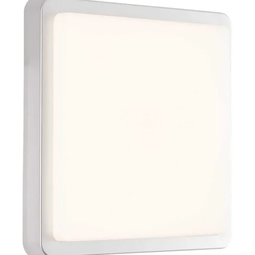 Plafonnier Exterieur Brilliant Devora Led Argente, 1 Lumiere