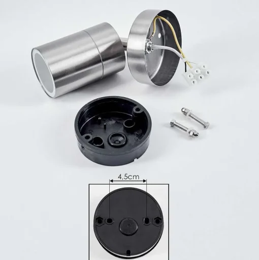 Plafonnier Exterieur Corneda Acier Inoxydable, 1 Lumiere