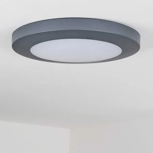 Plafonnier Exterieur Durivier Led Anthracite, 1 Lumiere