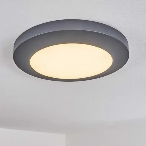Plafonnier Exterieur Durivier Led Anthracite, 1 Lumiere