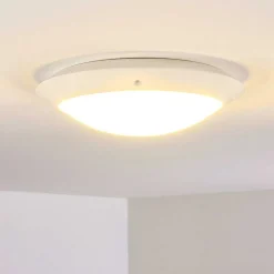 Plafonnier Exterieur Grafton Blanc, 2 Lumieres