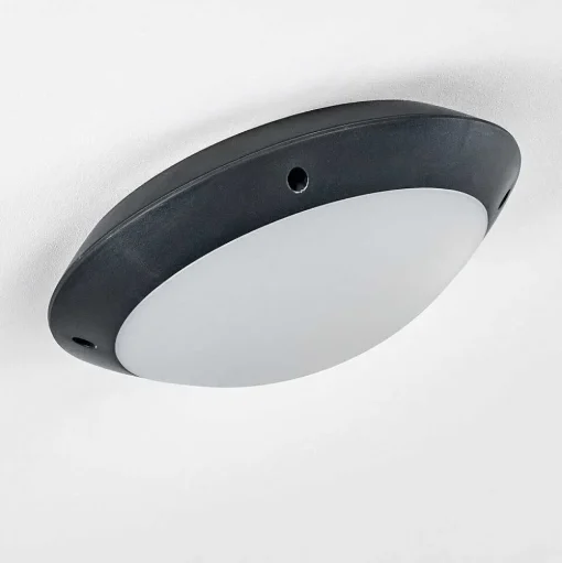 Plafonnier Exterieur Grafton Anthracite, 1 Lumiere