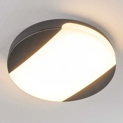 Plafonnier Exterieur Joserand Led Anthracite, 1 Lumiere