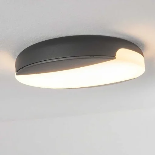 Plafonnier Exterieur Joserand Led Anthracite, 1 Lumiere
