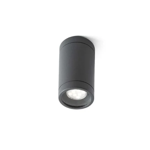 Plafonnier Faro Barcelona Olot Gris, 1 Lumiere