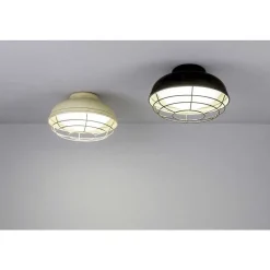 Plafonnier Faro Barcelona Helmet Blanc, 2 Lumieres