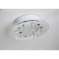 Plafonnier 2Flg. Blanc, 2 Lumieres