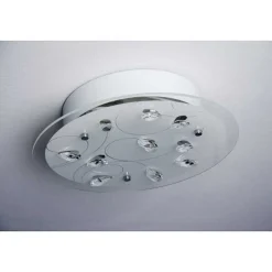 Plafonnier 2Flg. Blanc, 2 Lumieres