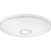 Plafonnier Globo Connor Led Blanc, 1 Lumiere, Telecommandes, Changeur De Couleurs