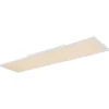 Plafonnier Globo Doro Led Blanc, 2 Lumieres, Telecommandes, Changeur De Couleurs