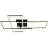 Plafonnier Globo Gabriel Led Noir, 1 Lumiere