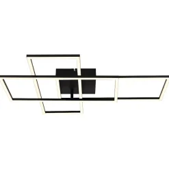 Plafonnier Globo Gabriel Led Noir, 1 Lumiere