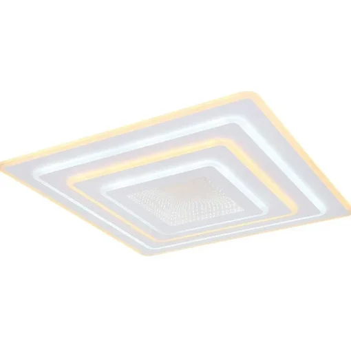 Plafonnier Globo Jocelyn Led Blanc, 1 Lumiere, Telecommandes