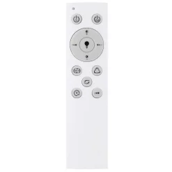 Plafonnier Globo Rena Led Blanc, 1 Lumiere, Telecommandes, Changeur De Couleurs