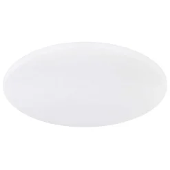 Plafonnier Globo Rena Led Blanc, 1 Lumiere, Telecommandes, Changeur De Couleurs