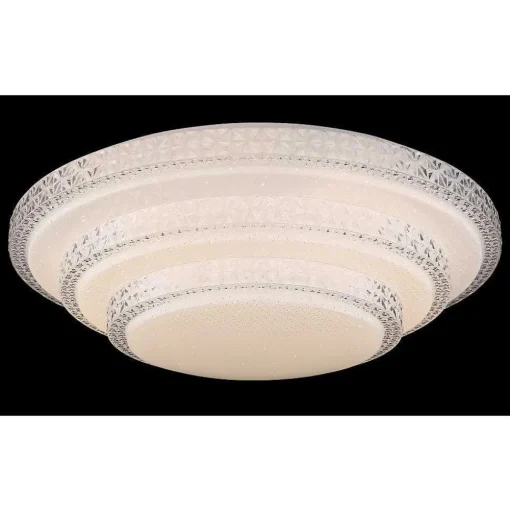 Plafonnier Globo Rita Led Blanc, 1 Lumiere, Telecommandes