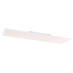 Plafonnier Globo Rosi Led Blanc, 1 Lumiere, Telecommandes, Changeur De Couleurs