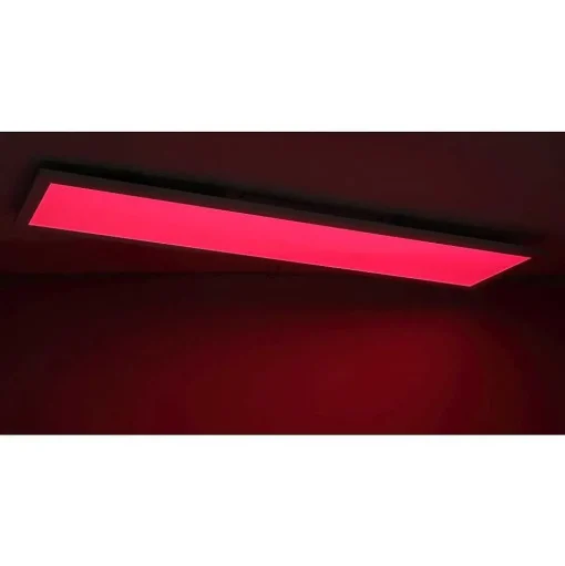 Plafonnier Globo Rosi Led Blanc, 1 Lumiere, Telecommandes, Changeur De Couleurs