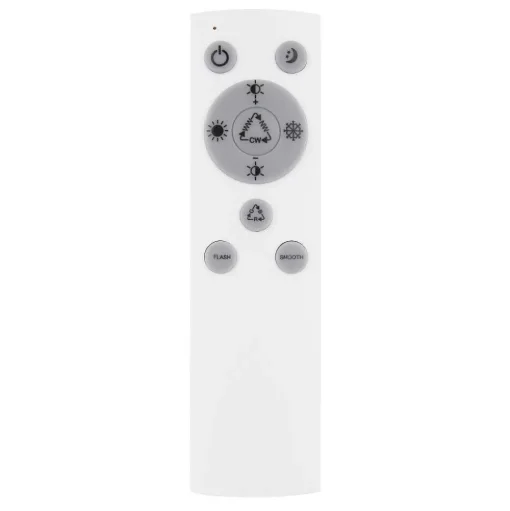Plafonnier Globo Rosi Led Blanc, 1 Lumiere, Telecommandes, Changeur De Couleurs