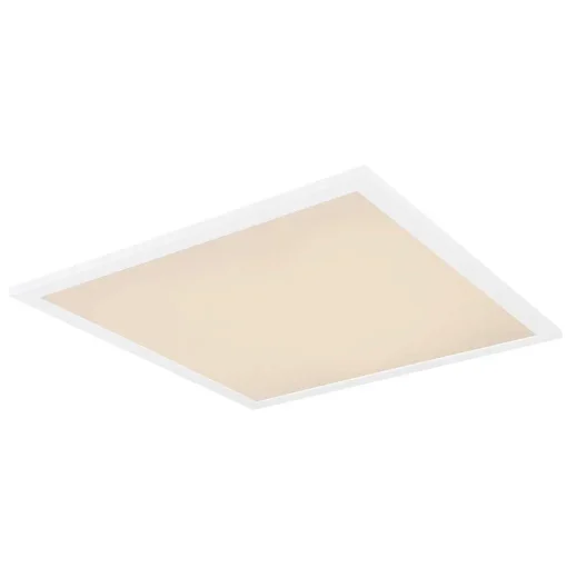 Plafonnier Globo Rosi Led Blanc, 1 Lumiere, Telecommandes, Changeur De Couleurs