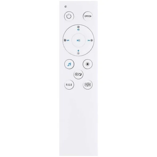 Plafonnier Globo Santina Led Blanc, 1 Lumiere, Telecommandes