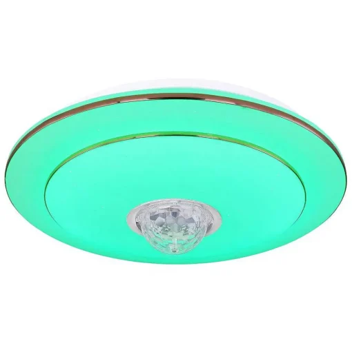 Plafonnier Globo Santina Led Blanc, 1 Lumiere, Telecommandes