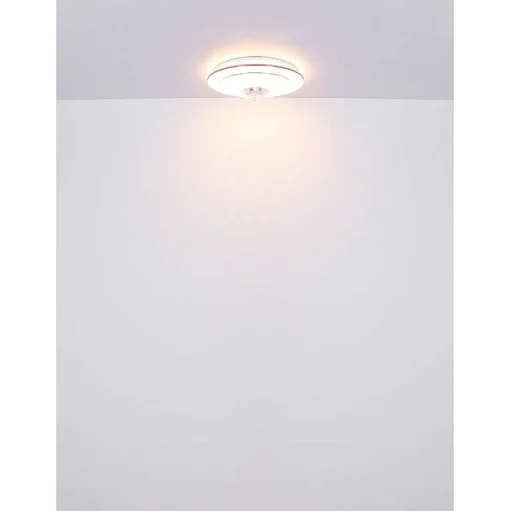 Plafonnier Globo Santina Led Blanc, 1 Lumiere, Telecommandes