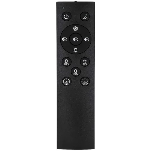 Plafonnier Globo Tiny Led Noir, 1 Lumiere, Telecommandes