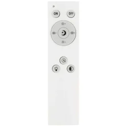 Plafonnier Globo Ully Led Noir, 1 Lumiere, Telecommandes