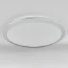 Plafonnier Gorgonta Led Blanc, 2 Lumieres, Telecommandes, Changeur De Couleurs